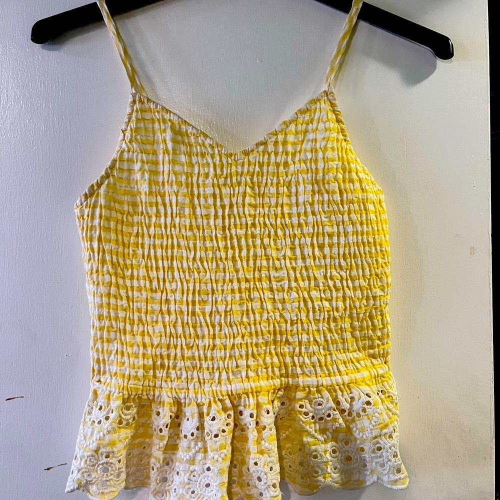 Cotton Top- spaghetti straps .